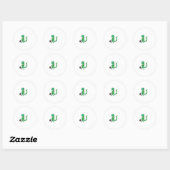 Sticker Rond Lizzard tacheté (Feuille)