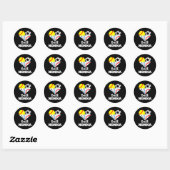 Sticker Rond Ll Nonna Soccer Sell Softll Volleyll Player Nonna  (Feuille)