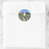 Sticker Rond Llama (Sac)