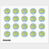 Sticker Rond Llama Drama (Feuille)