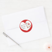 Sticker Rond Llama Madness (Enveloppe)
