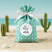 Sticker Rond Llama Polka Dot Typographie Oh Llama Mama Douche