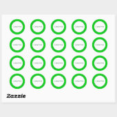 Sticker Rond Loadz a' Money Modèle (Feuille)