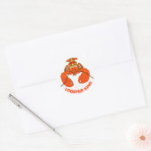 Sticker Rond Lobster Kings (Enveloppe)