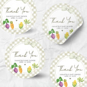 Sticker Rond Locally Grown Baby Shower