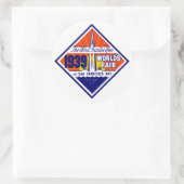 Sticker Rond L'Occident vous Invitations (Sac)