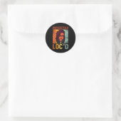 Sticker Rond Loc'd Black Queen Melanin Loc'd H (Sac)