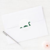 Sticker Rond Loch Ness Monster (Enveloppe)