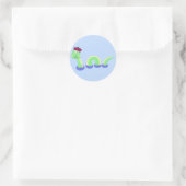 Sticker Rond Loch Ness Monster (Sac)
