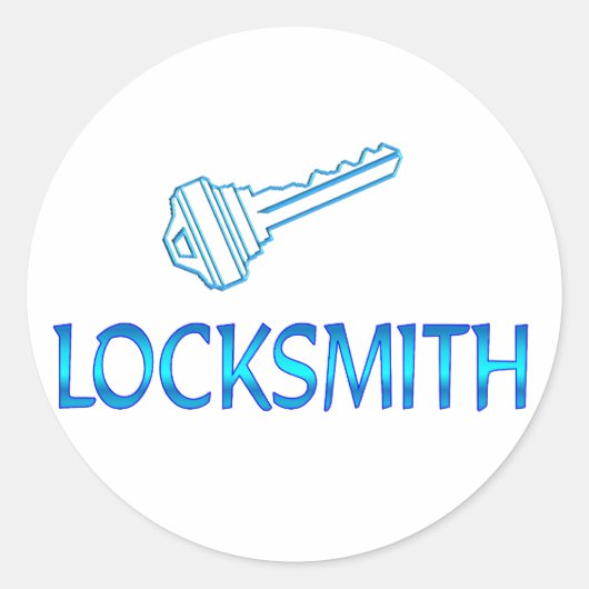 Sticker Rond Locksmith (Devant)