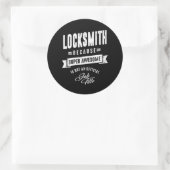 Sticker Rond Locksmith Travail Titre du travail Cadeau (Sac)