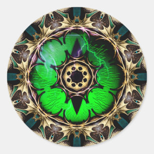 Sticker Rond L'oeil du dragon