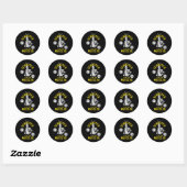 Sticker Rond L'Office Schrutes Gym (Feuille)