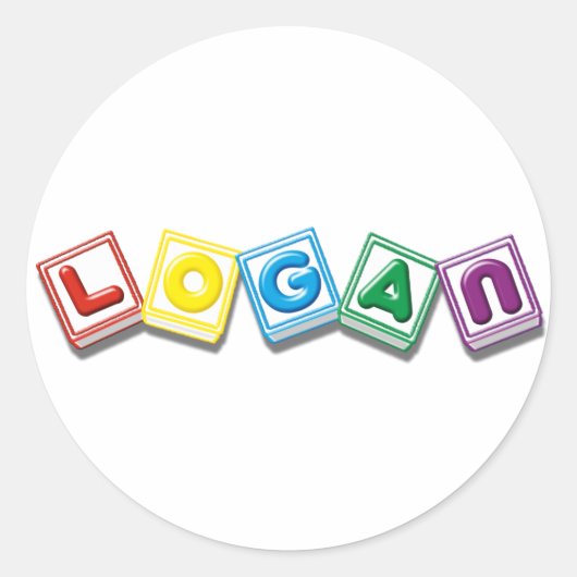 Sticker Rond Logan (Devant)