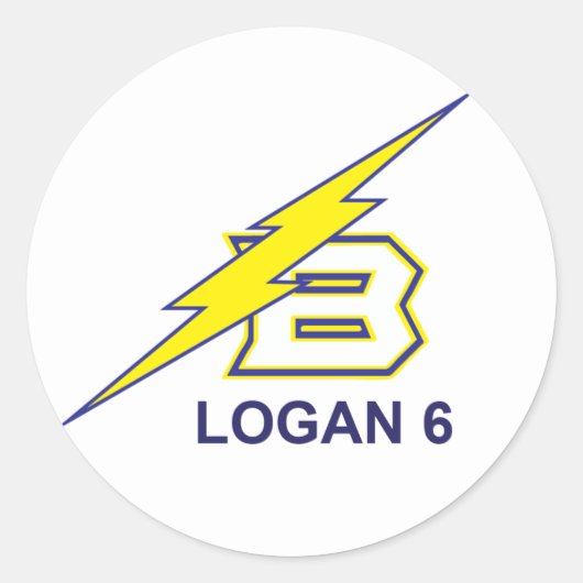 STICKER ROND LOGAN 6 (Devant)