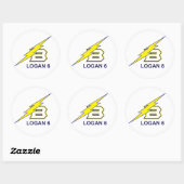 STICKER ROND LOGAN 6 (Feuille)