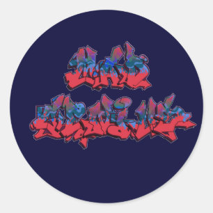 Sticker Rond Logo 2 (autocollant) de MG