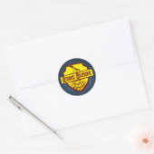 Sticker Rond Logo Atomic Bazooka (Enveloppe)