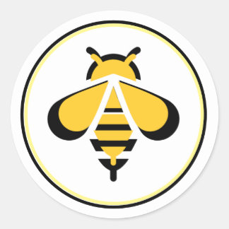 Sticker Rond Logo BEE pour les ventes ou les loisirs