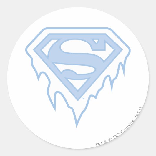 Sticker Rond Logo bleu de Supergirl (Devant)