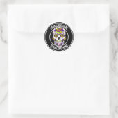 Sticker Rond Logo Cercle Roller Derby (Sac)