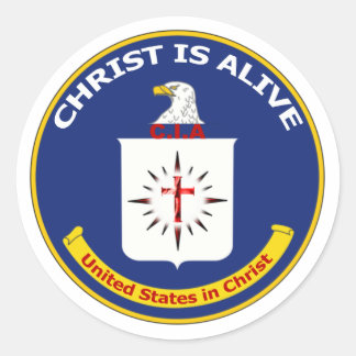 Sticker Rond Logo CIA