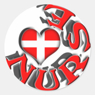 STICKER ROND LOGO CIRCULAIRE INFIRMIÈRE AVEC SYMBOLE COEUR ET C