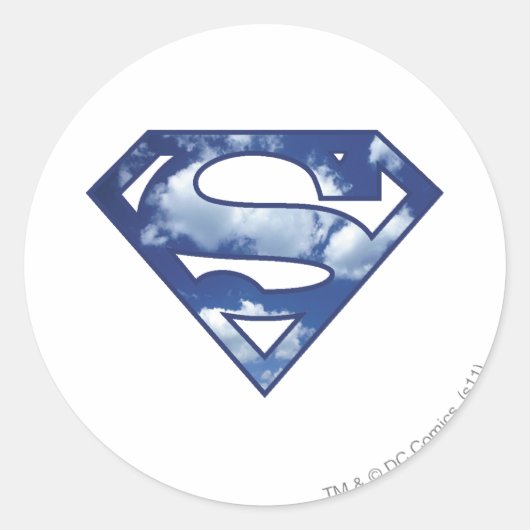 Sticker Rond Logo Cloud Supergirl (Devant)