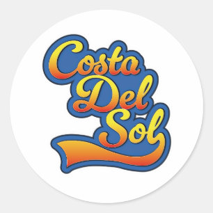 Sticker Rond logo Costa Del Sol