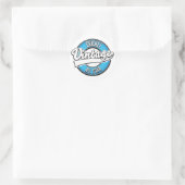 Sticker Rond Logo Cricket Vintage all star (Sac)