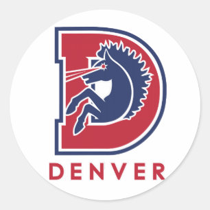 Sticker Rond Logo D Denver