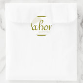 Sticker Rond logo dahon (Sac)