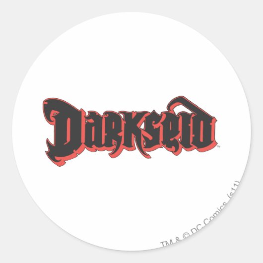 Sticker Rond Logo Darkseid (Devant)