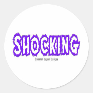 Sticker Rond Logo de choc