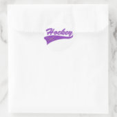 Sticker Rond Logo de hockey (Sac)