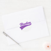 Sticker Rond Logo de hockey (Enveloppe)