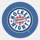 Sticker Rond  Logo de Hockey Night in Canada (Devant)