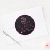 Sticker Rond Logo de Janella&Zin Cake (Enveloppe)