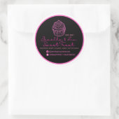 Sticker Rond Logo de Janella&Zin Cake (Sac)