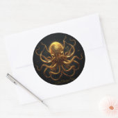 Sticker Rond Logo de Kraken (Enveloppe)