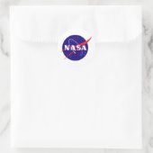 Sticker Rond Logo de la NASA Meatball (Sac)