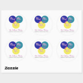 Sticker Rond Logo de la sagesse collective (Feuille)