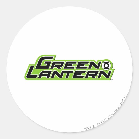Sticker Rond Logo de lanterne verte 2 (Devant)