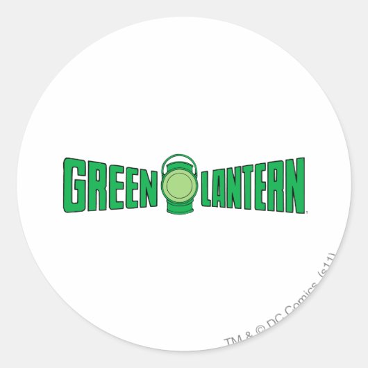 Sticker Rond Logo de lanterne verte 5 (Devant)
