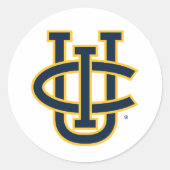 Sticker Rond Logo de l'Université de Californie, Irvine (Devant)