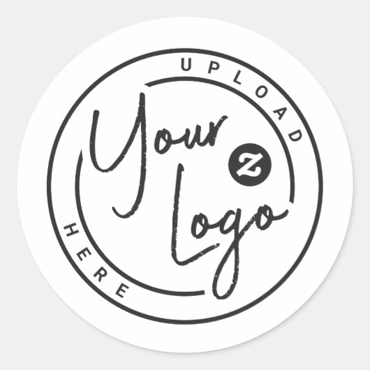 Sticker Rond Logo de marque personnalisé (Devant)