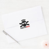 Sticker Rond Logo de PirateBox (Enveloppe)