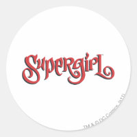 Logo de rouge de Supergirl