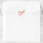 Sticker Rond Logo de Supergirl (Sac)