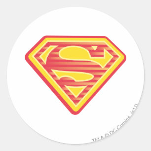 Sticker Rond Logo de Supergirl Far Out